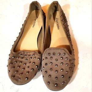Zigisoho Studded Smokey Flats Size 11